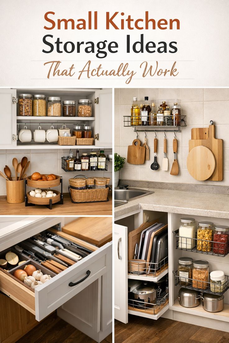 Essential Kitchen Storage Ideas for Small Homes